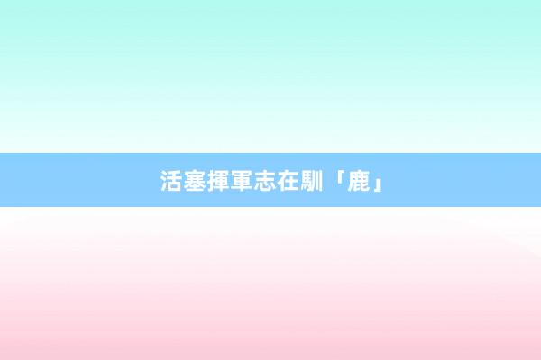 活塞揮軍志在馴「鹿」